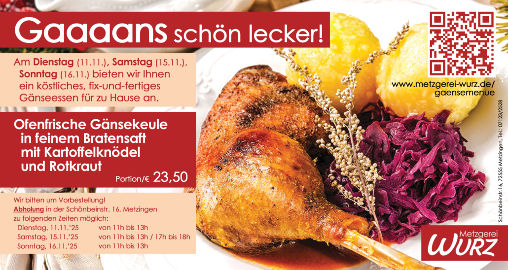 Gaaaans schön lecker